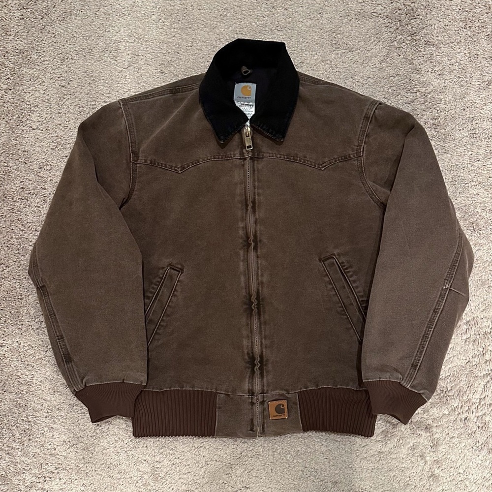 CARHARTT Santa Fe Quilted Lining Jacket, J14, 2004, Men’s Size Small